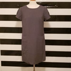Ann Taylor Gray Pocket Dress Size 8